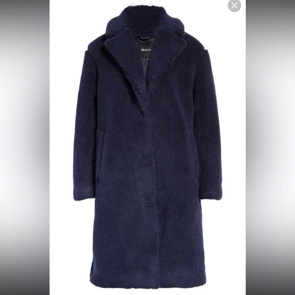 NWT Madewell (Re)sourced Sherpa Teddy Coat